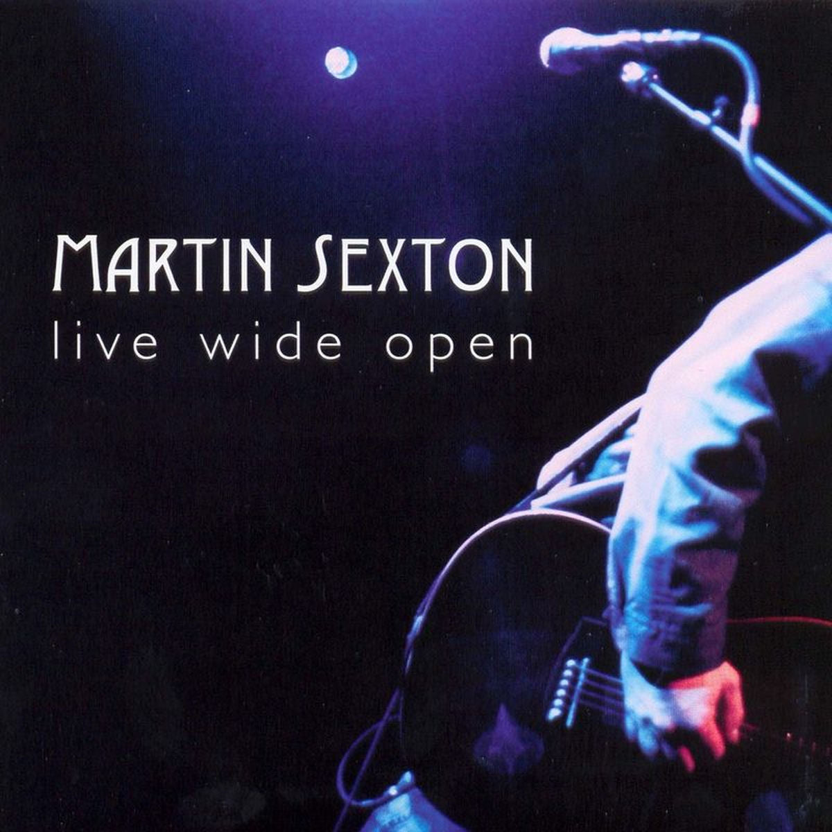 Martin Sexton – Live Wide Open vinyl cover