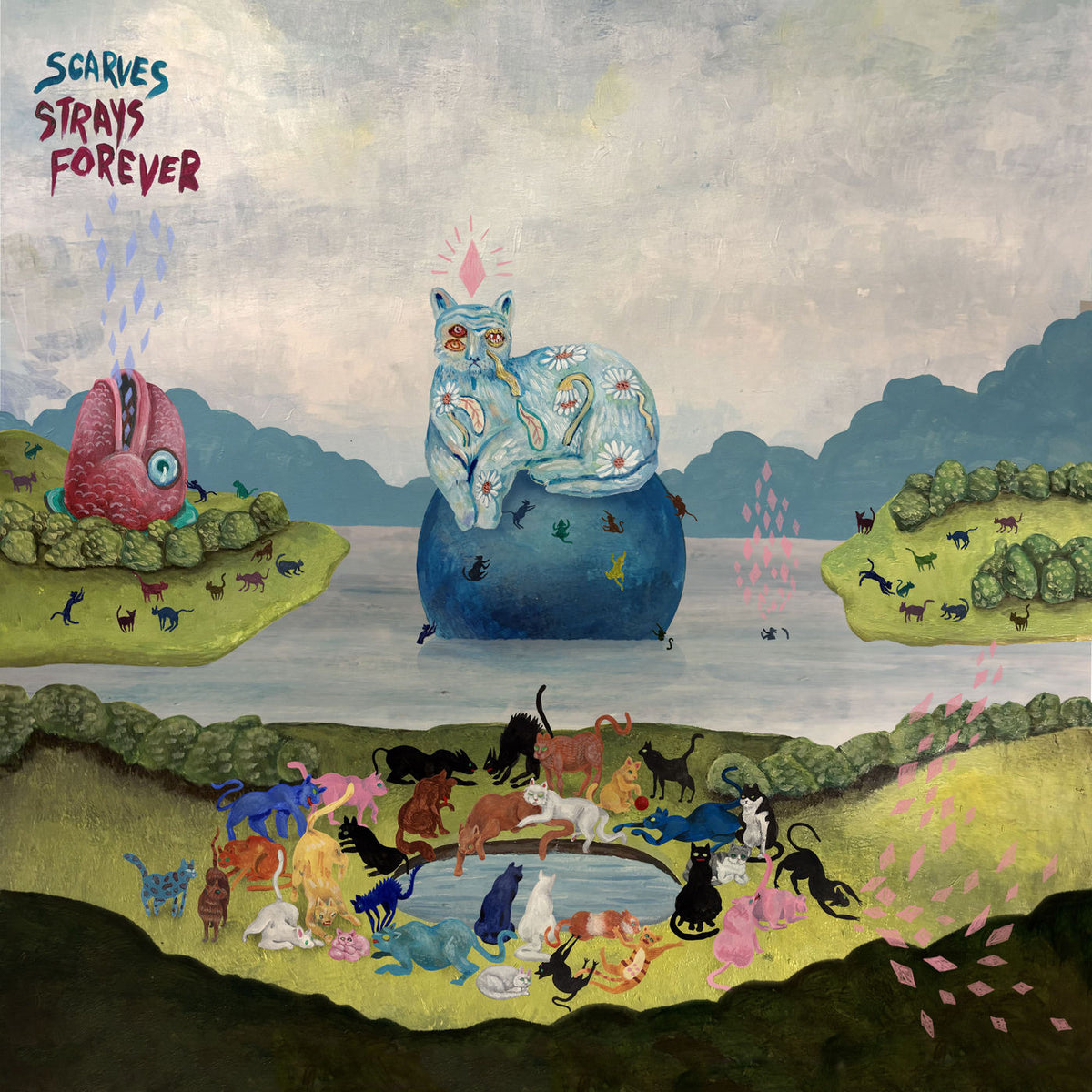 Scarves – Strays Forever (Indie Exclusive) vinyl record cover