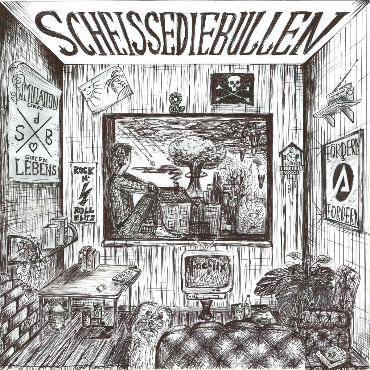 Scheissediebullen – Simulation Eines Guten Lebens (+ DOWNLOAD) vinyl record cover