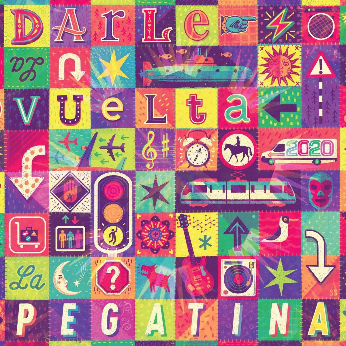 La Pegatina – Darle La Vuelta vinyl record cover