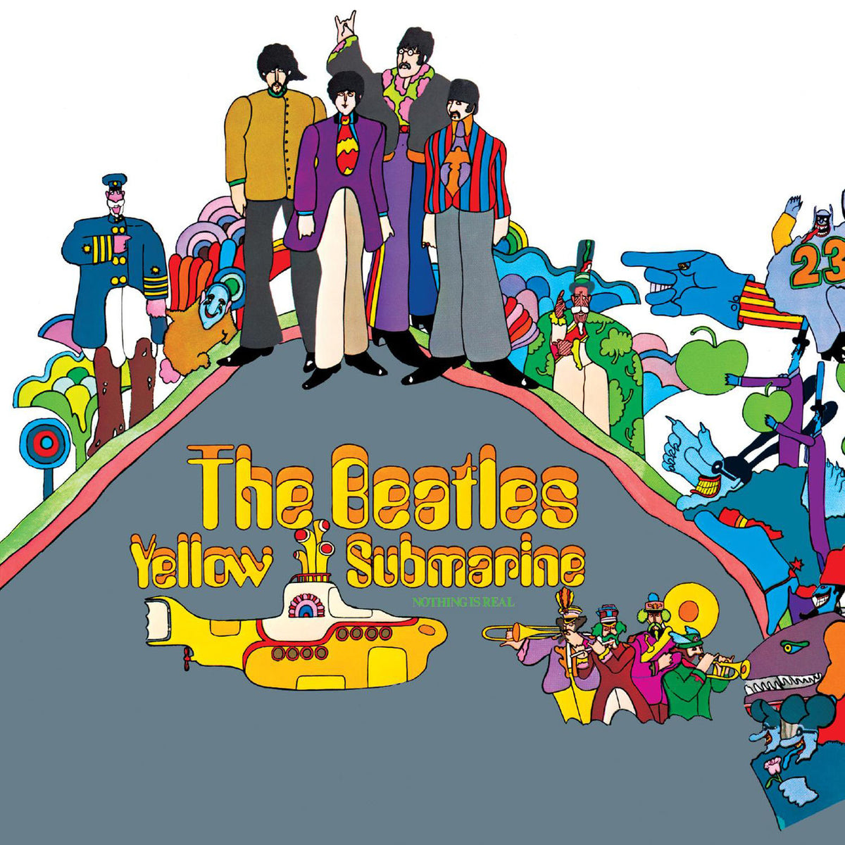 The Beatles – Yellow Submarine vinyl record cover