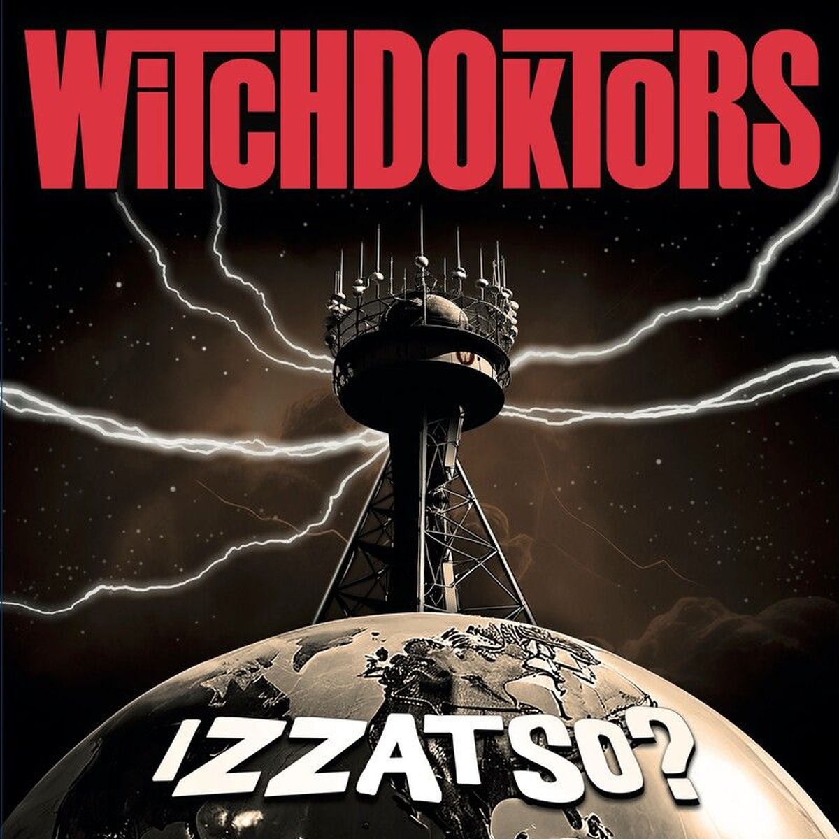 Witchdoktors – Izzatso? (RED SPLATTER VINYL) vinyl record cover