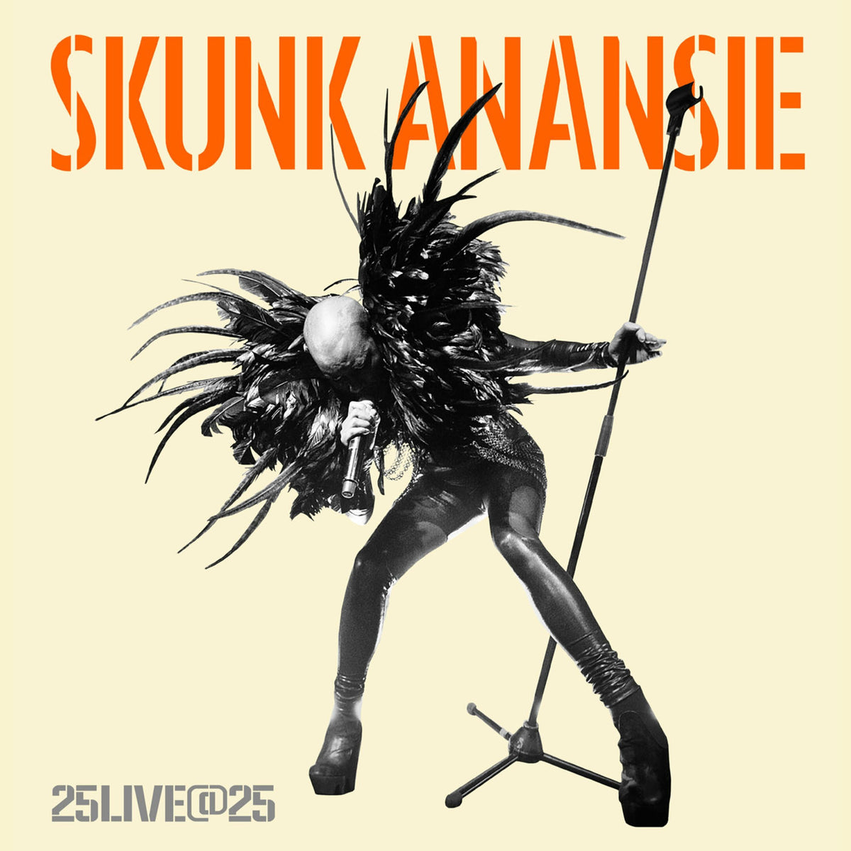 Skunk Anansie – 25Live@25 (ORANGE LP + 7') vinyl record cover