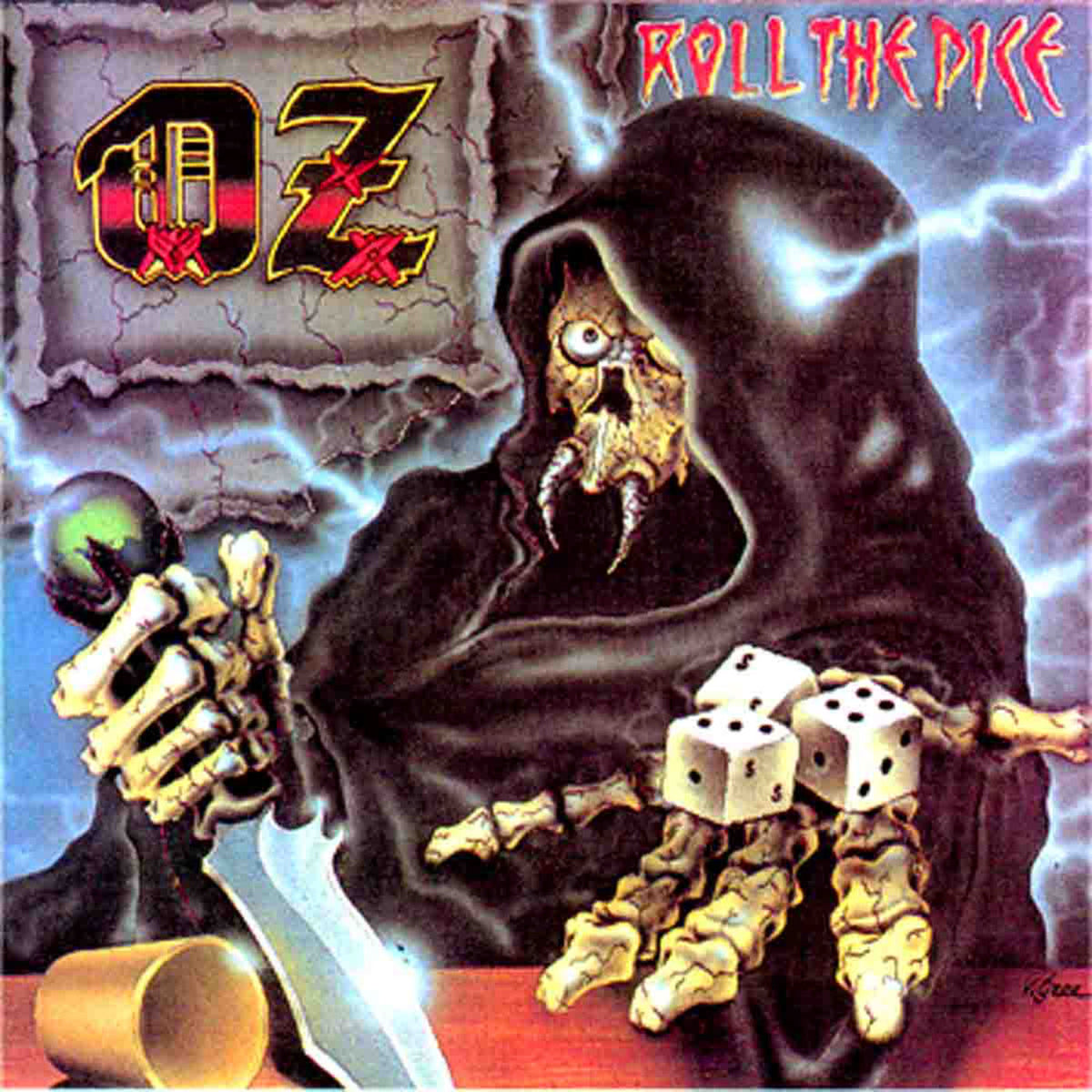 Oz – Roll the Dice vinyl record cover