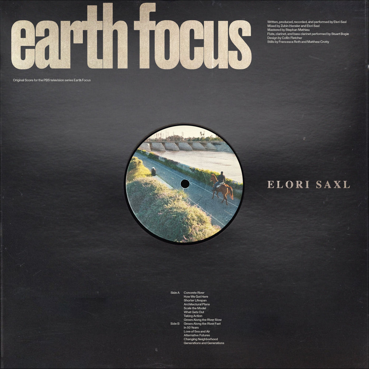 Elori Saxl – Earth Focus (Original Score) vinyl cover