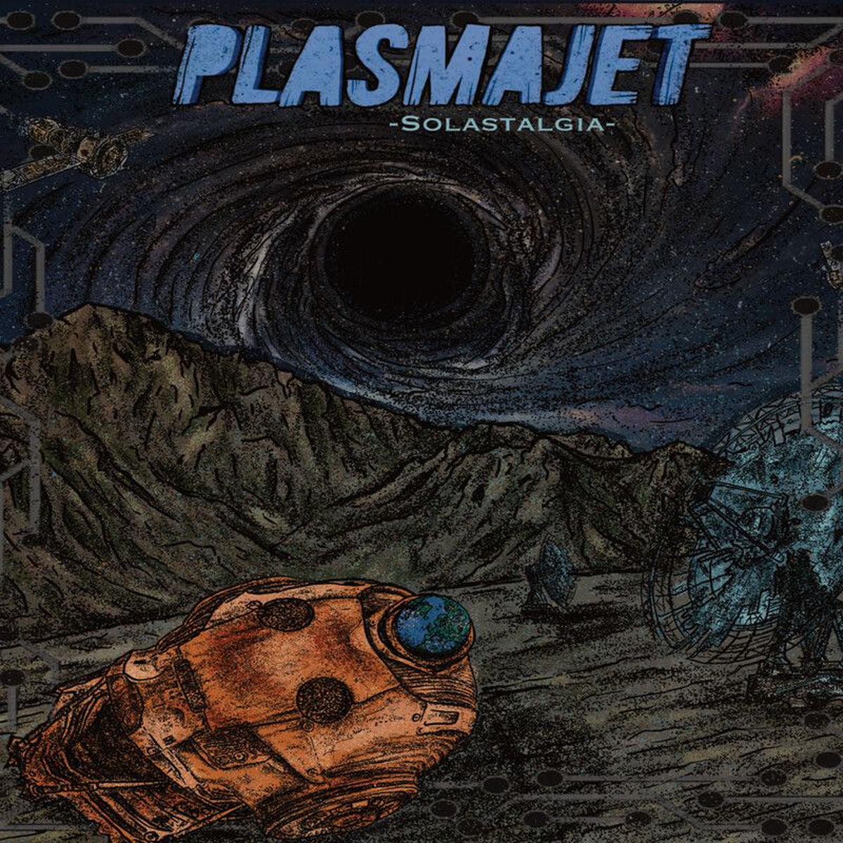 Plasmajet – Solastalgia vinyl record cover