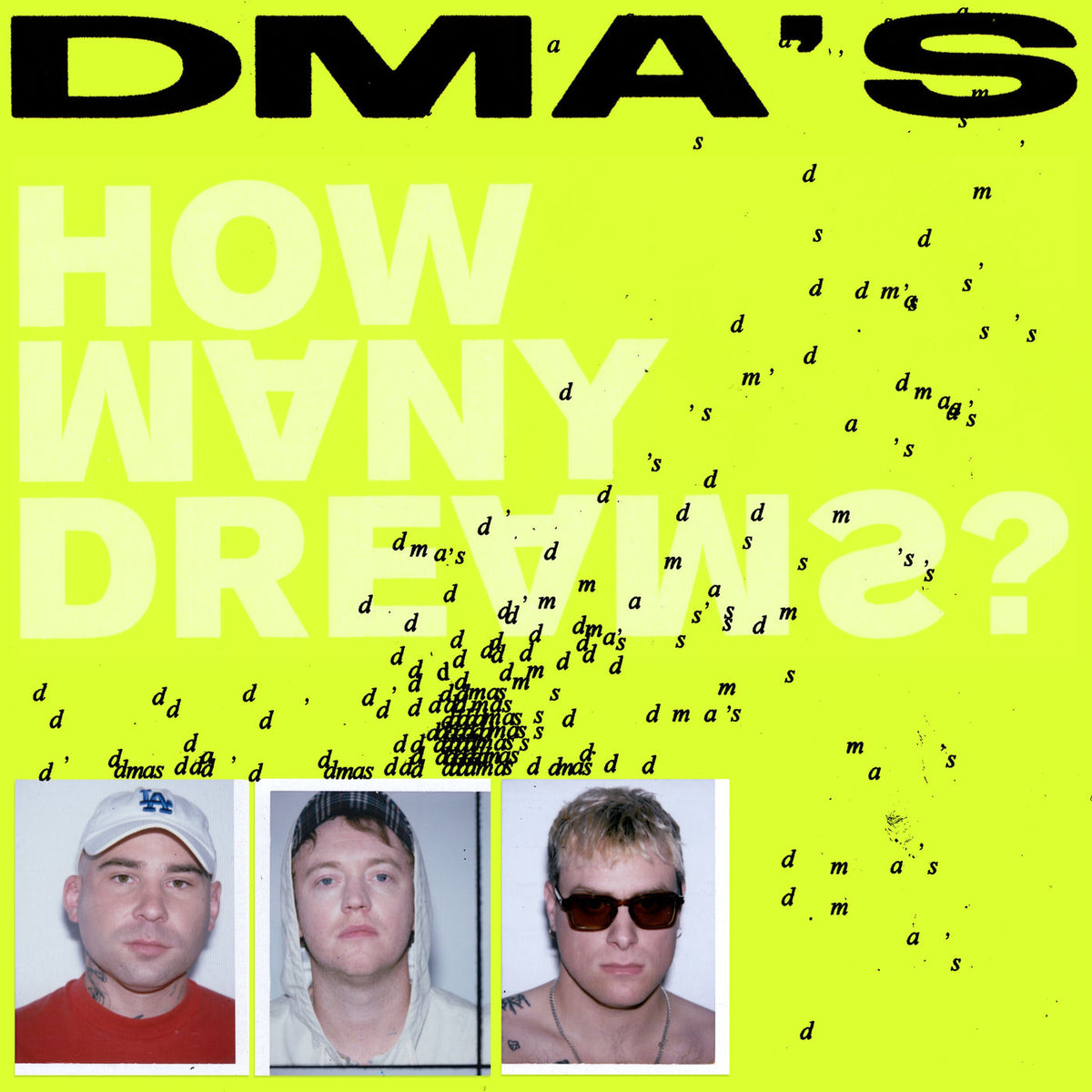 DMA'S – How Many Dreams? vinyl cover