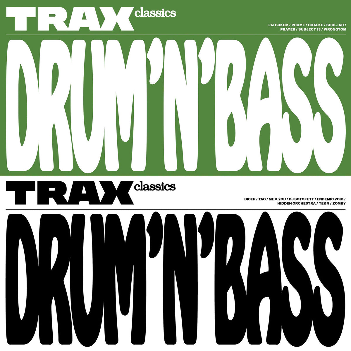 Various Artists – Trax Classics Drum N Bass vinyl record cover