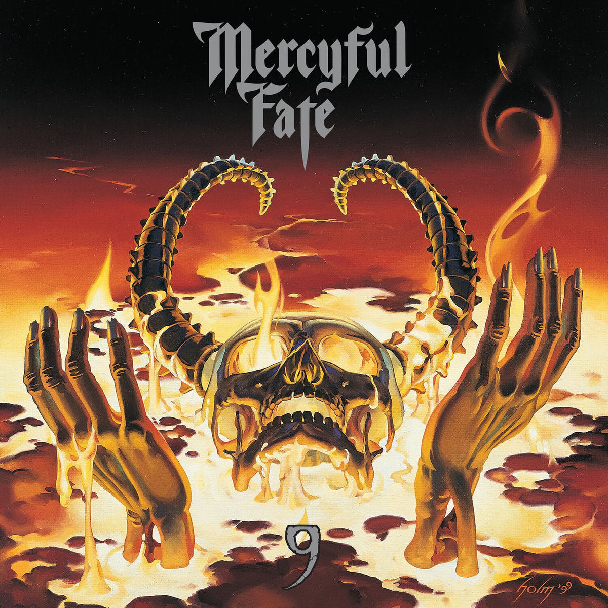 Mercyful Fate – 9 (Phd Exclusive White Vinyl) vinyl record cover