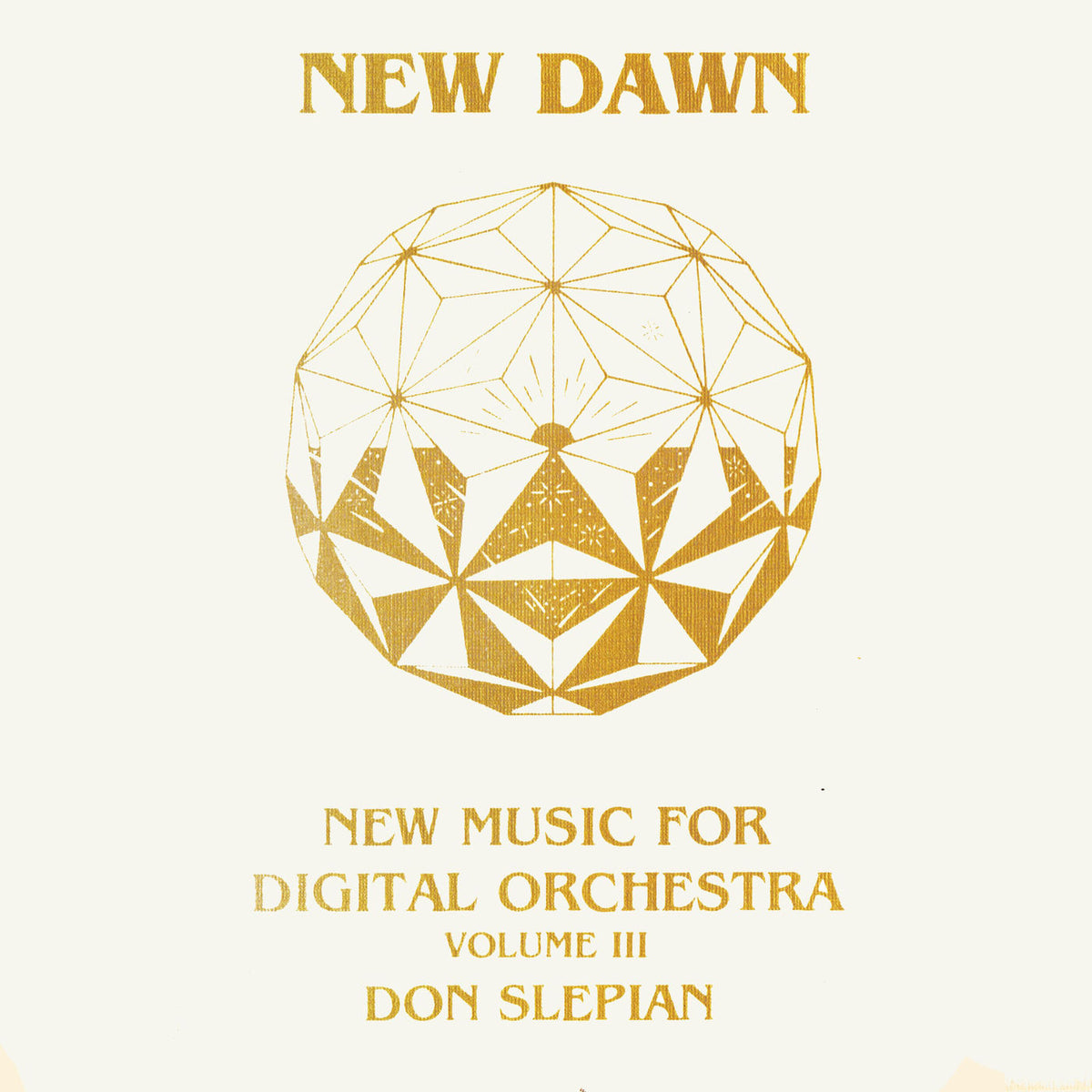 Don Slepian – New Dawn vinyl cover