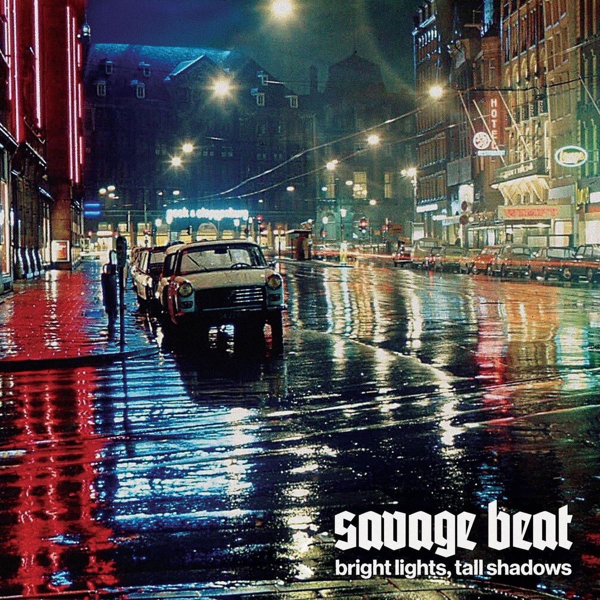Savage Beat – Bright Lights, Tall Shadows vinyl record cover
