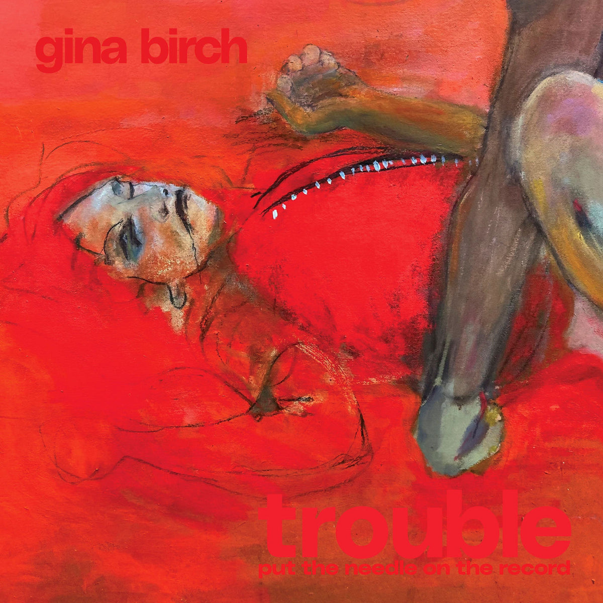 Gina Birch – Trouble vinyl record cover