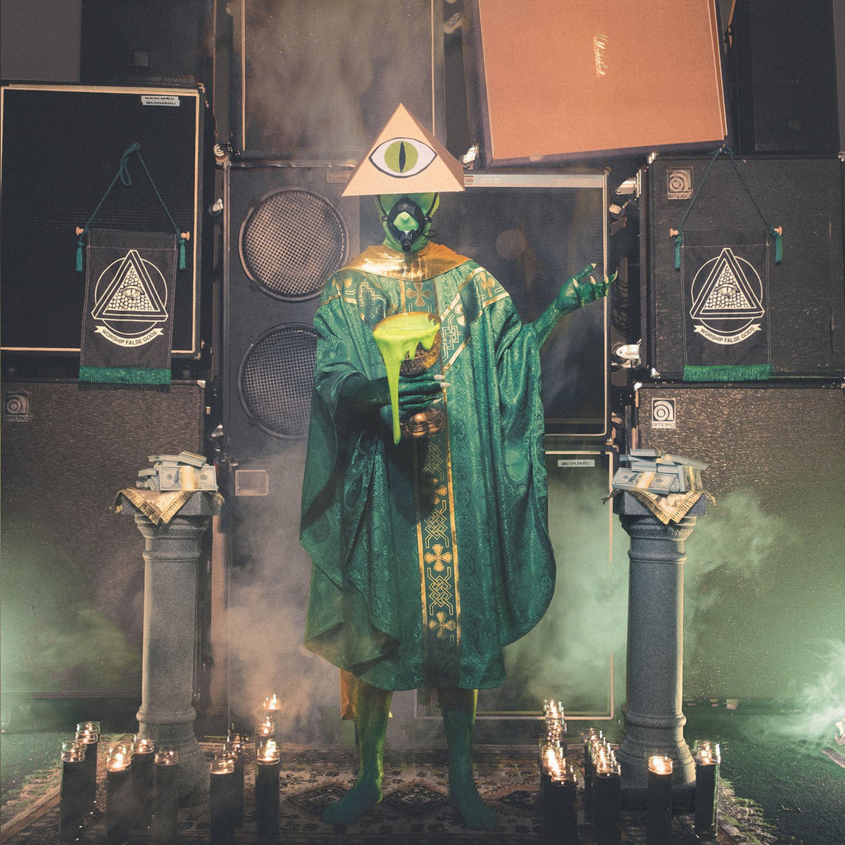 Reptoid – Worship False Gods vinyl record cover