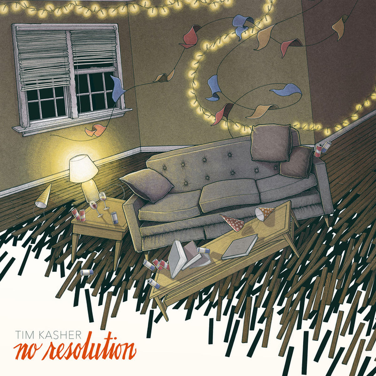Tim Kasher – No Resolution vinyl record cover
