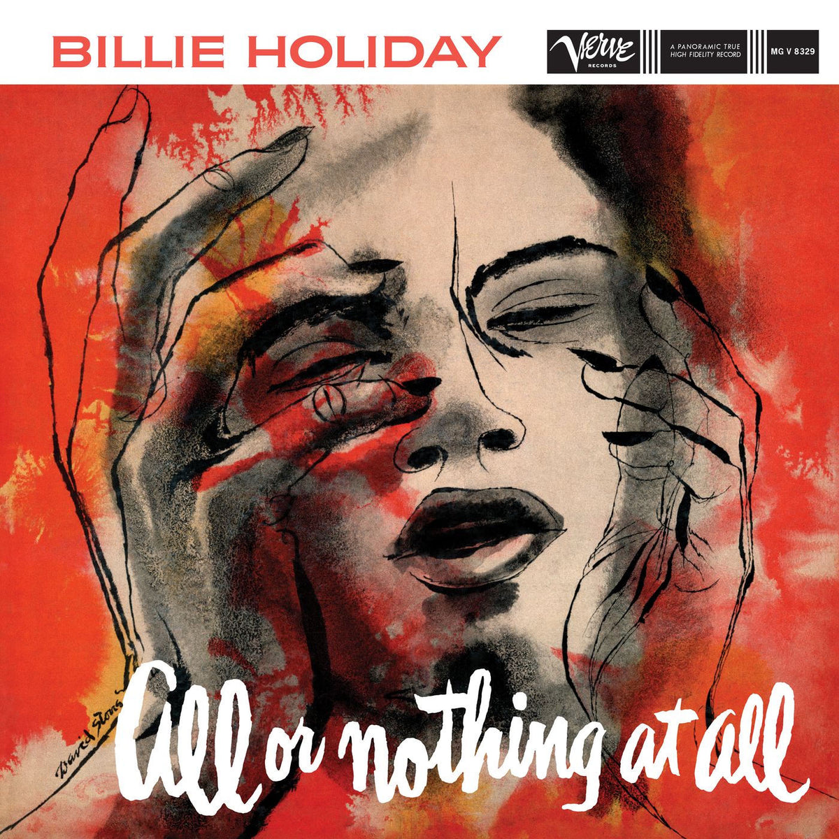 Billie Holiday – All Or Nothing at All vinyl record cover