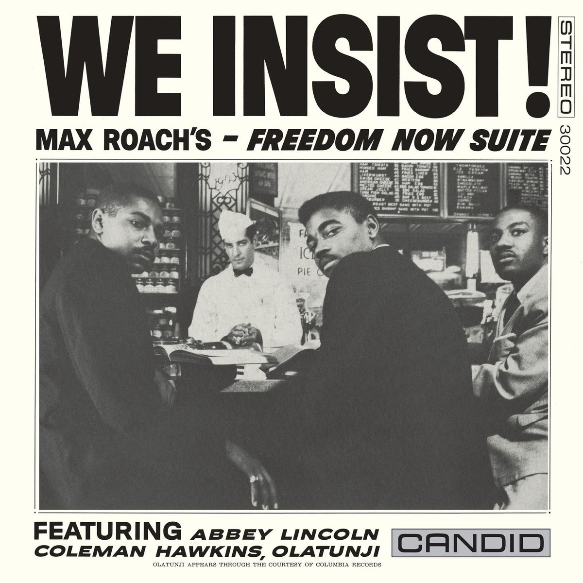 Max Roach – We Insist! Max Roach's Freedom Now Suite (Clear Vinyl) vinyl record cover