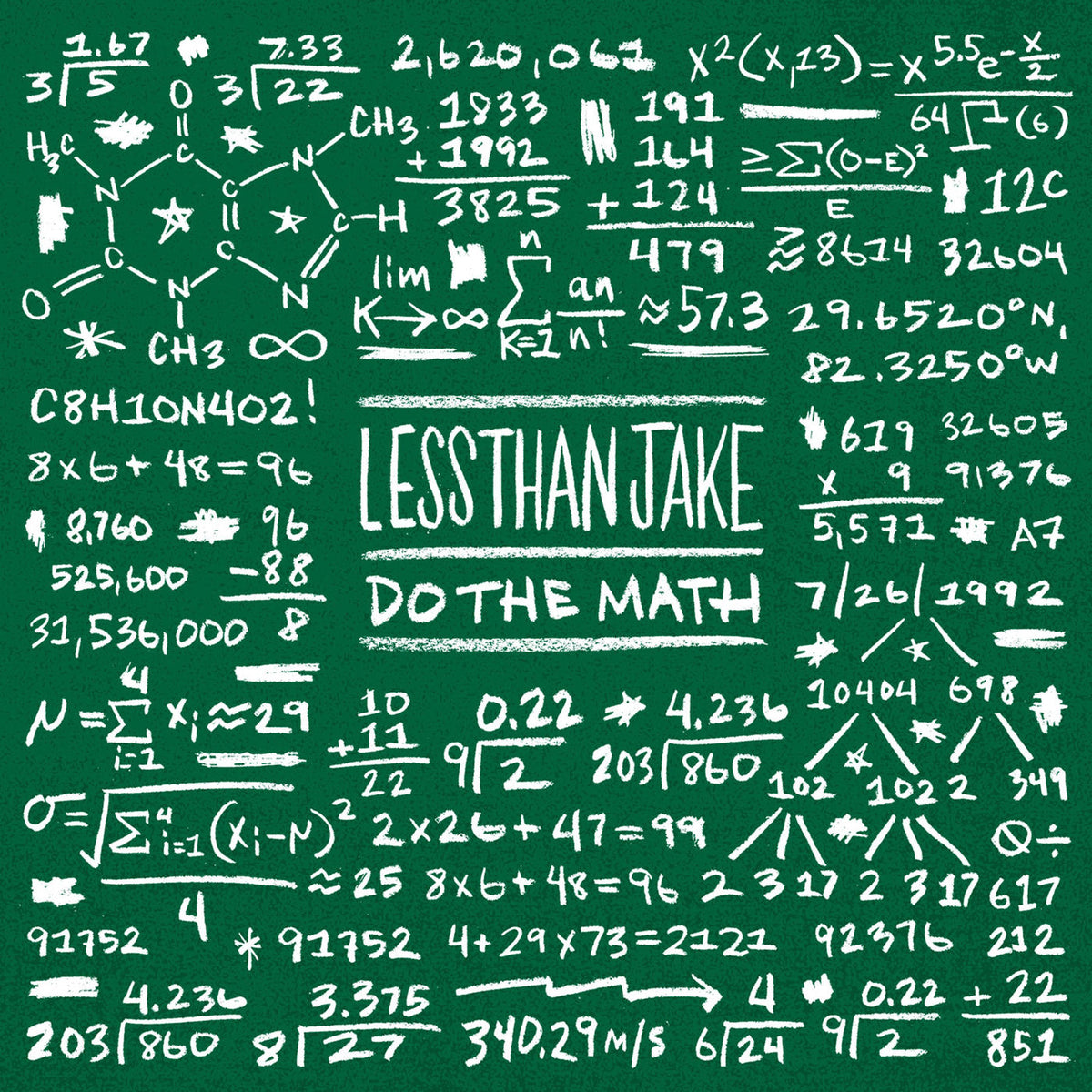 Less Than Jake – Do the Math vinyl cover