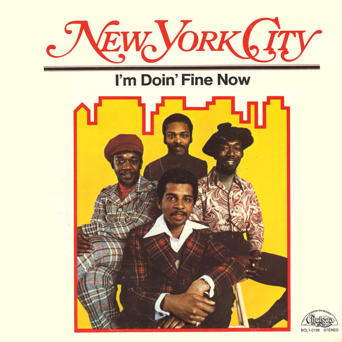 New York City – I'm Doin' Fine Now vinyl record cover