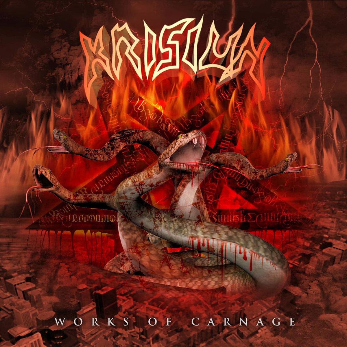 Krisiun – Works of Carnage vinyl cover