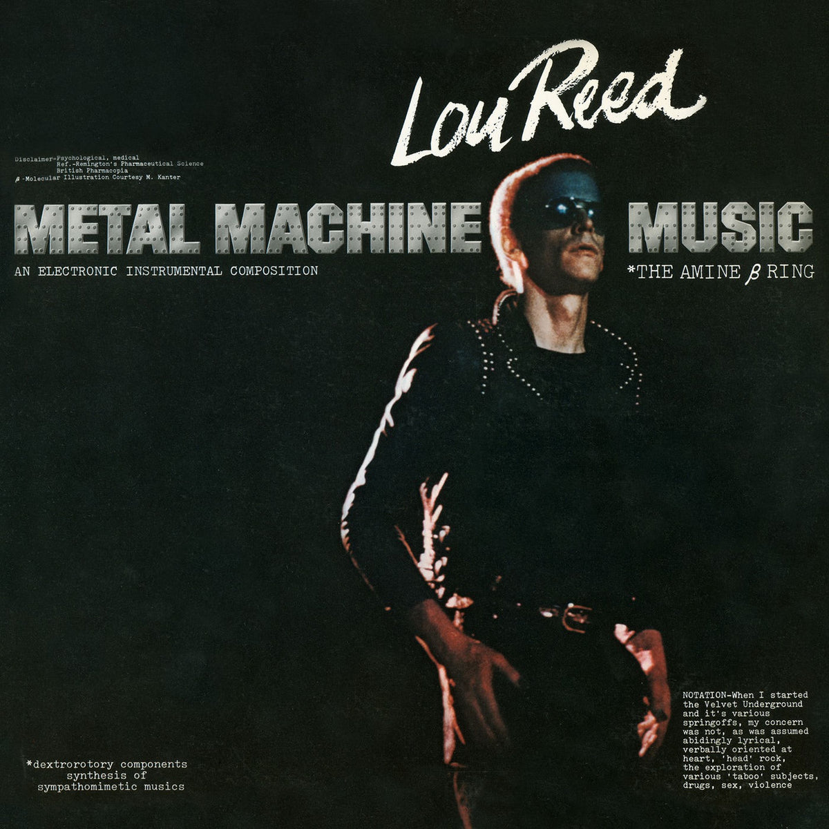 Lou Reed – Metal Machine Music (RSD 2025) vinyl record cover