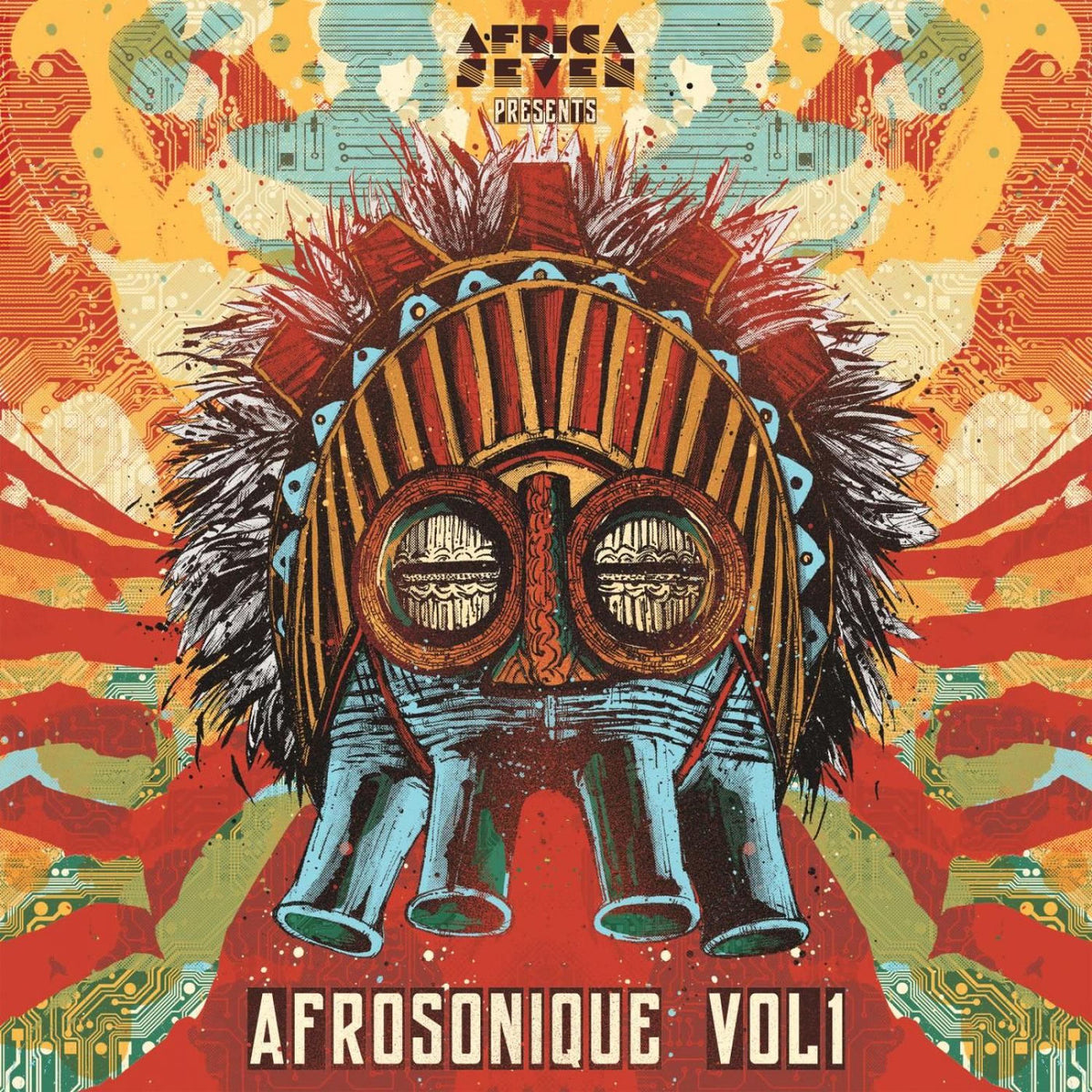 Various Artists – Afrosonique Vol 01 vinyl cover