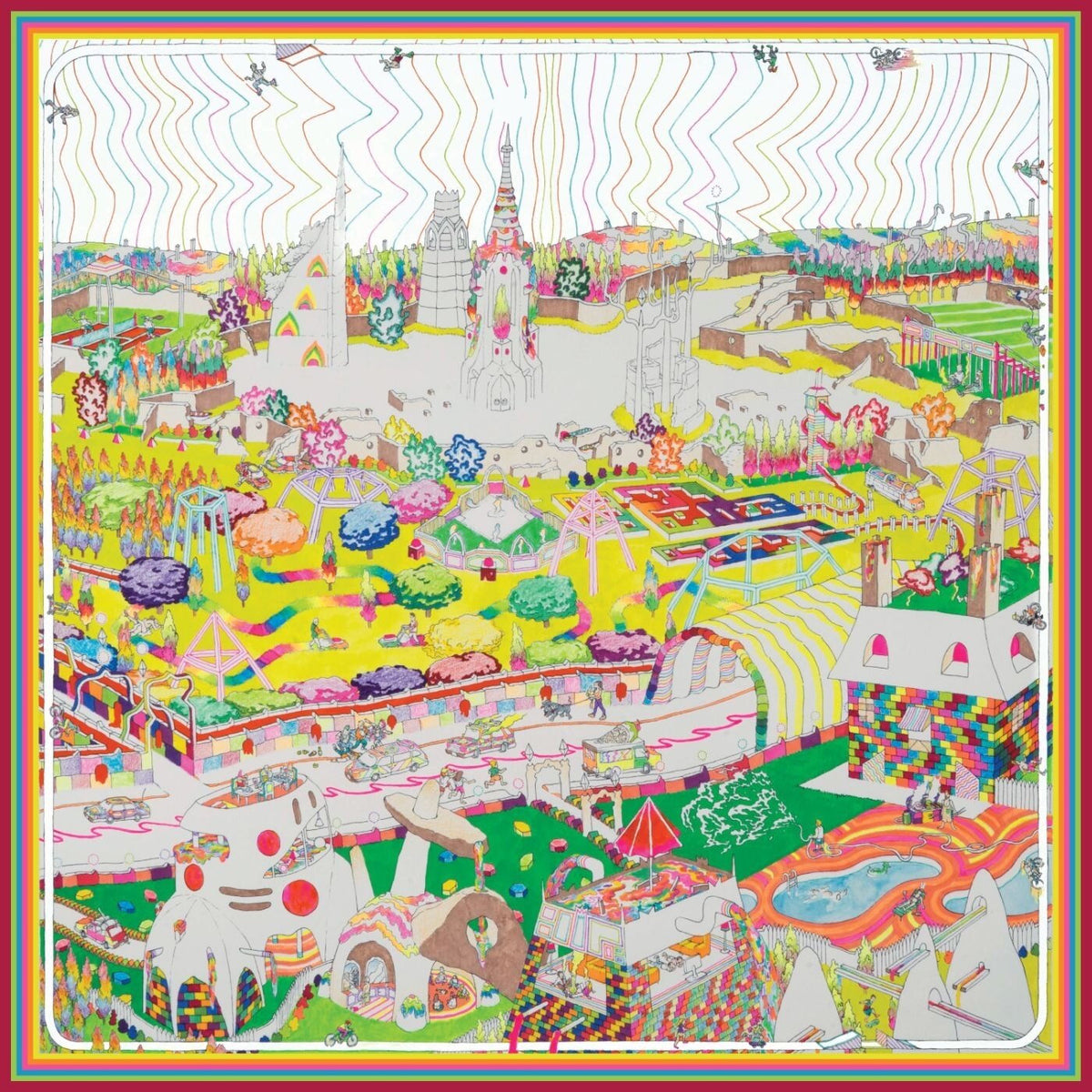 Personal Space – Ecstatic Burbs (COLV) (ORG) (DLCD) vinyl record cover