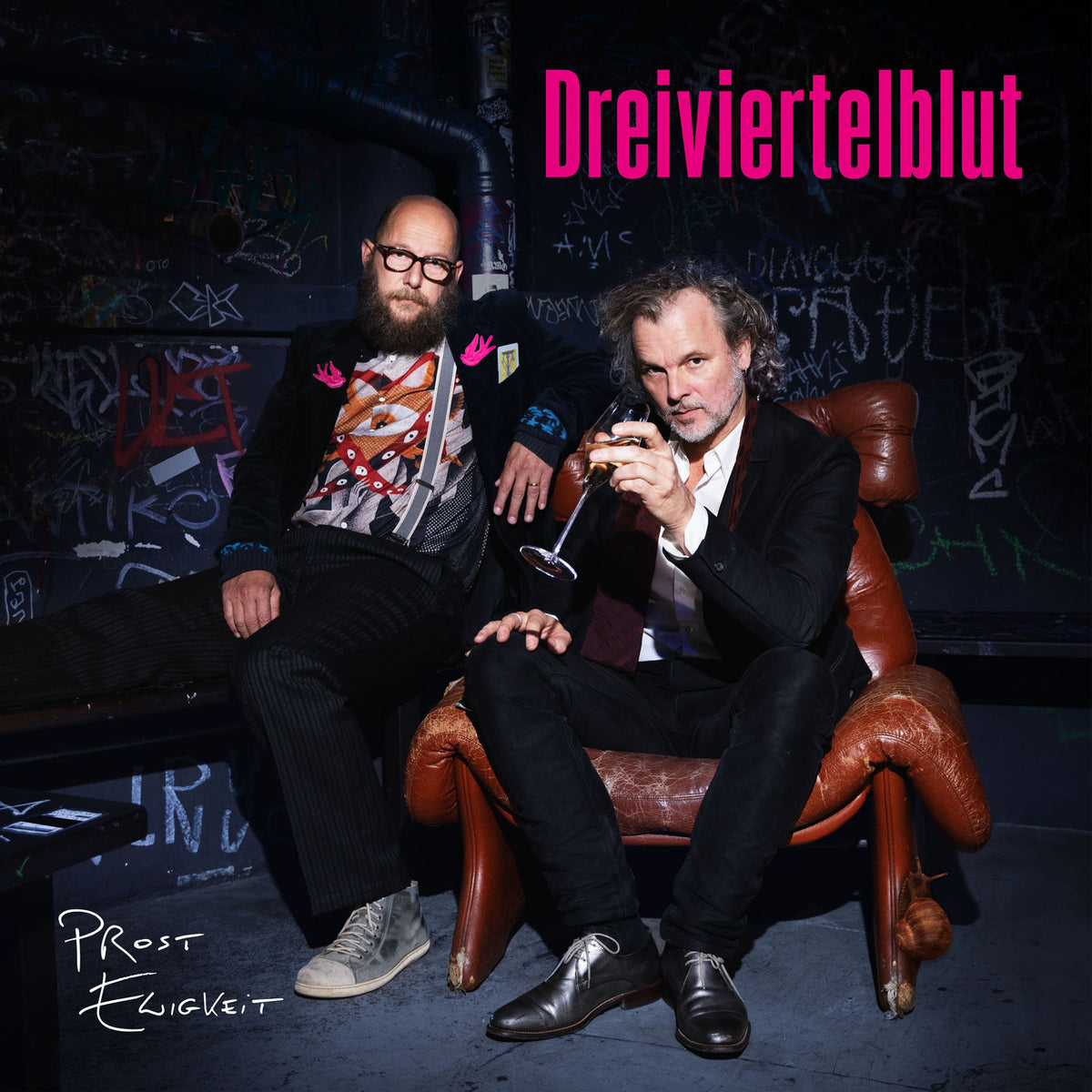Dreiviertelblut – Prost Ewigkeit vinyl record cover