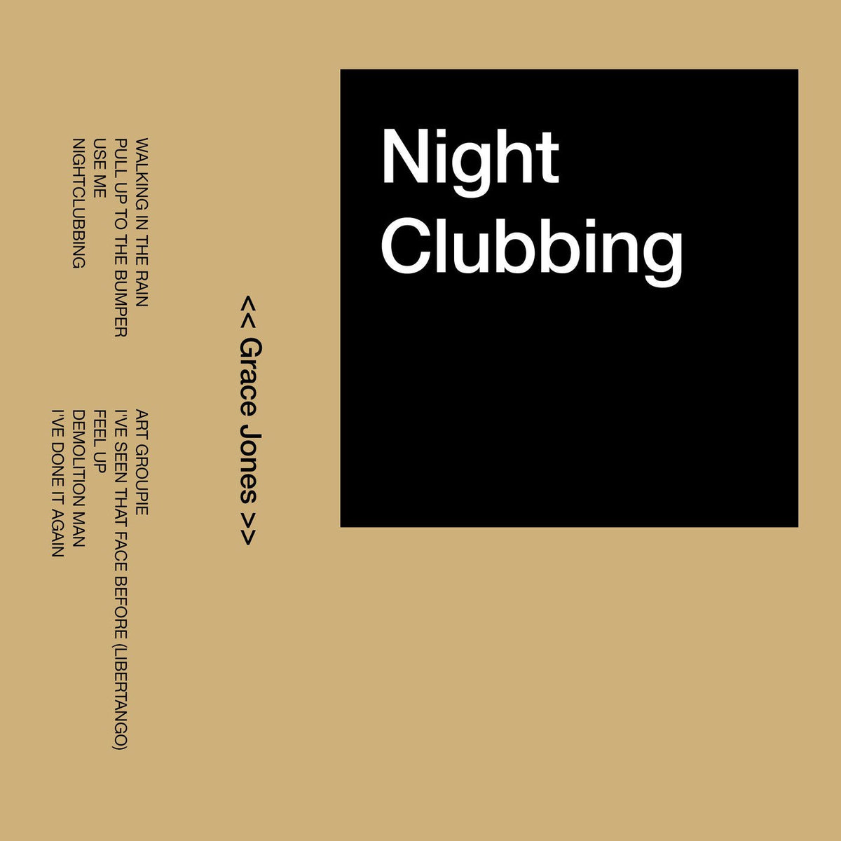 Grace Jones – Nightclubbing vinyl record cover