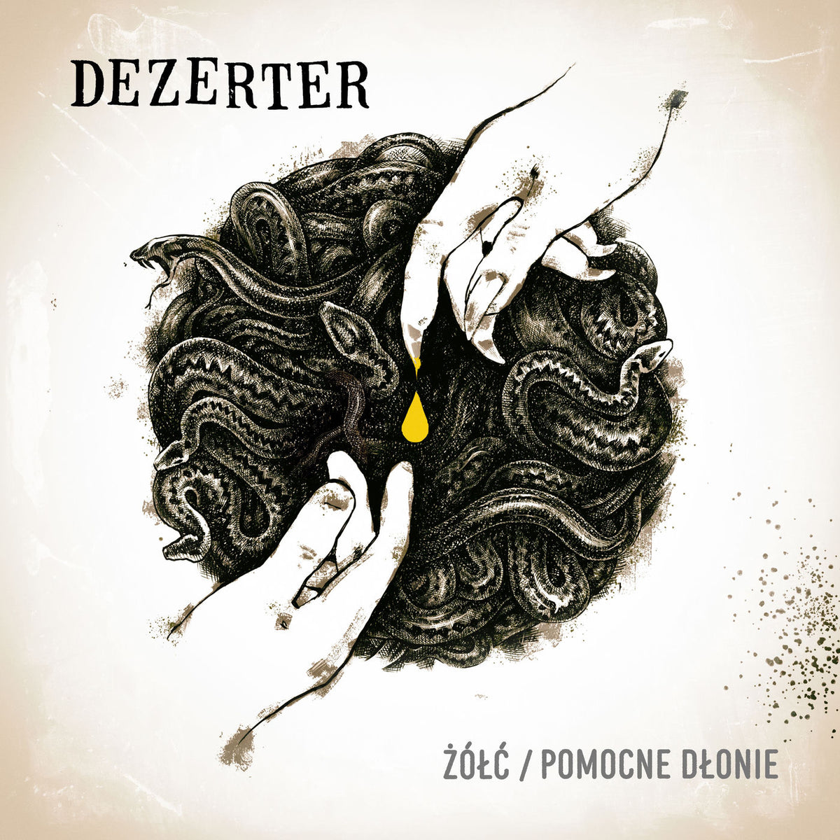 Dezerter – Żółć / Pomocne dłonie vinyl cover