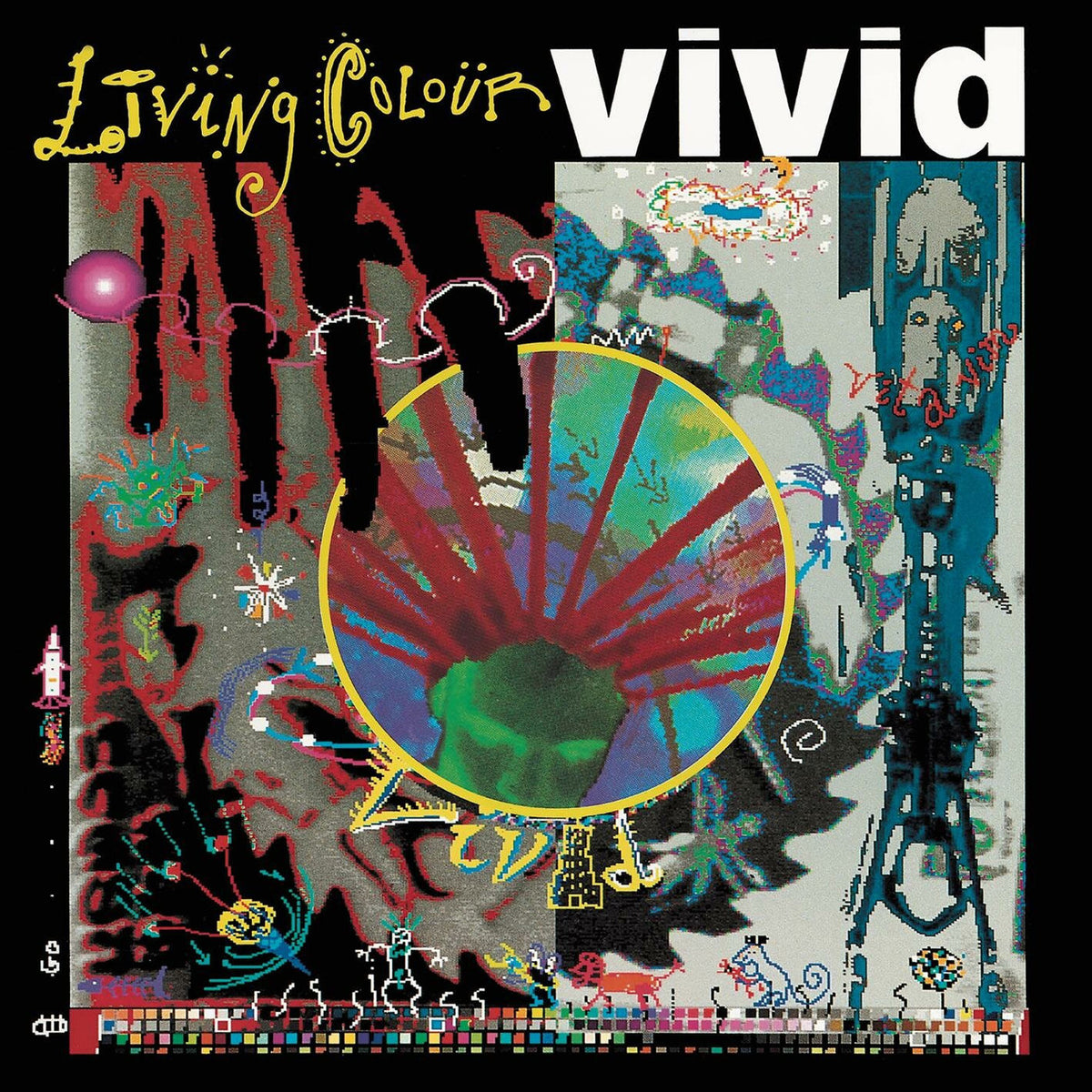 Living Colour – Vivid vinyl record cover