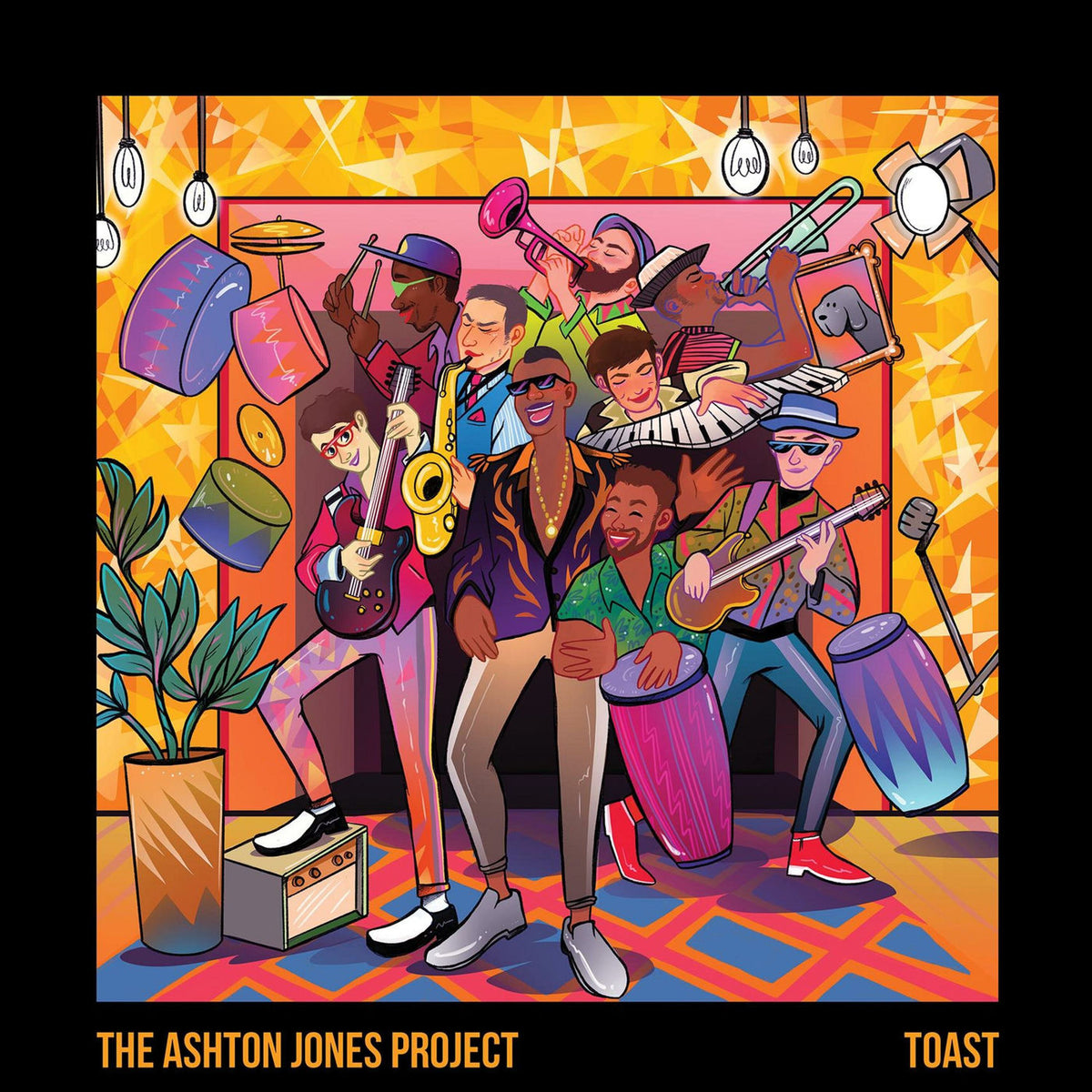 The Ashton Jones Project – Toast vinyl record cover
