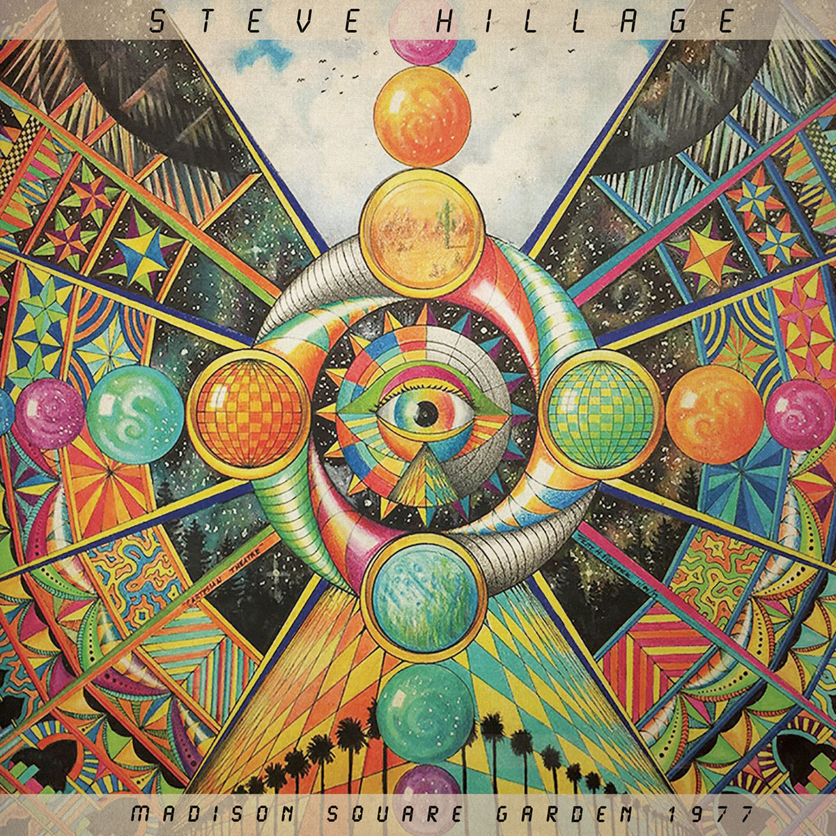 Steve Hillage – Madison Square Garden 1977 vinyl record cover