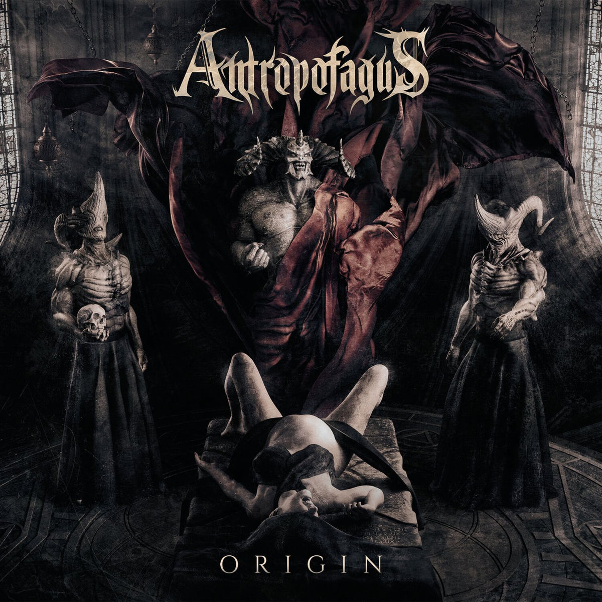 Antropofagus – Origin vinyl record cover