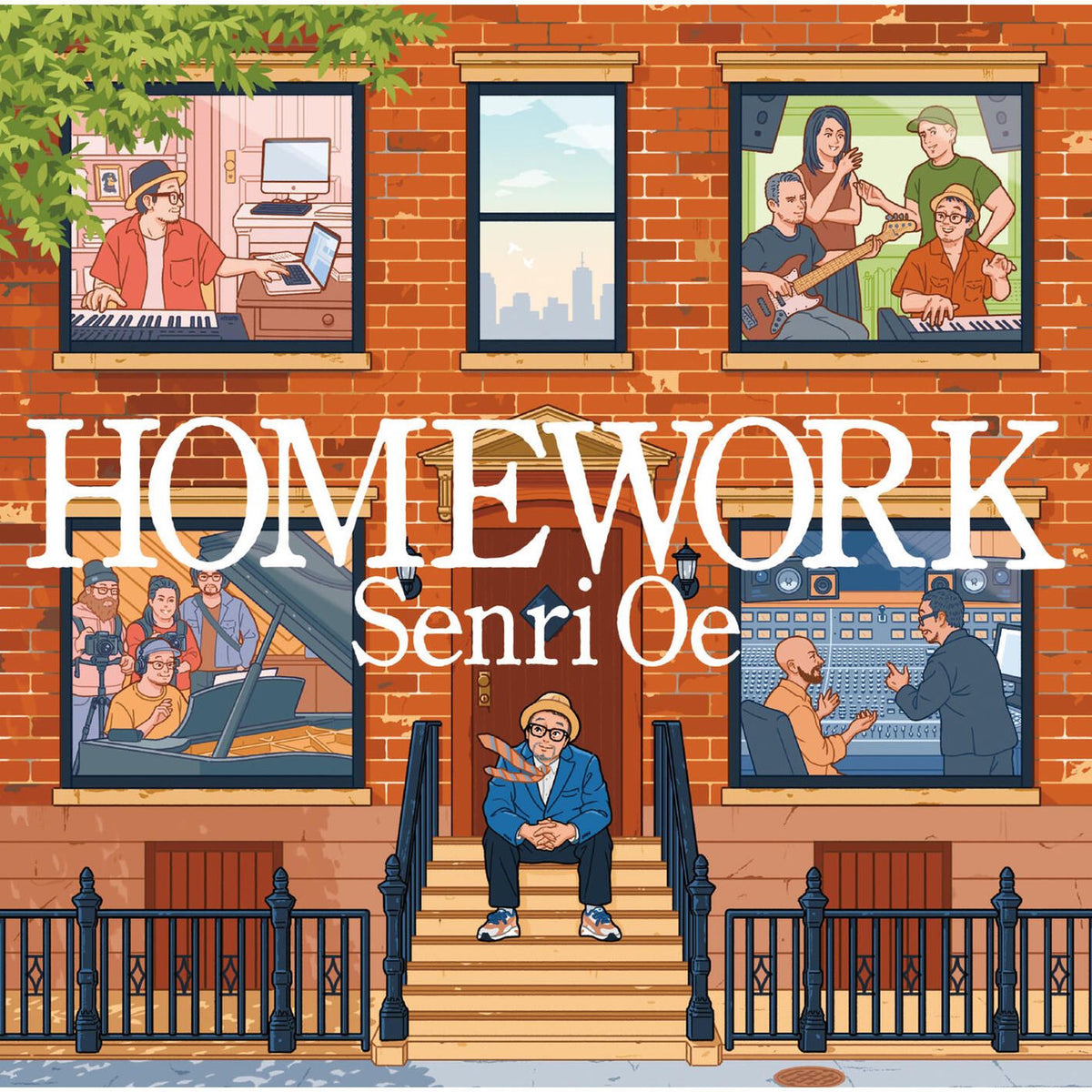 Senri Oe – Homework vinyl record cover