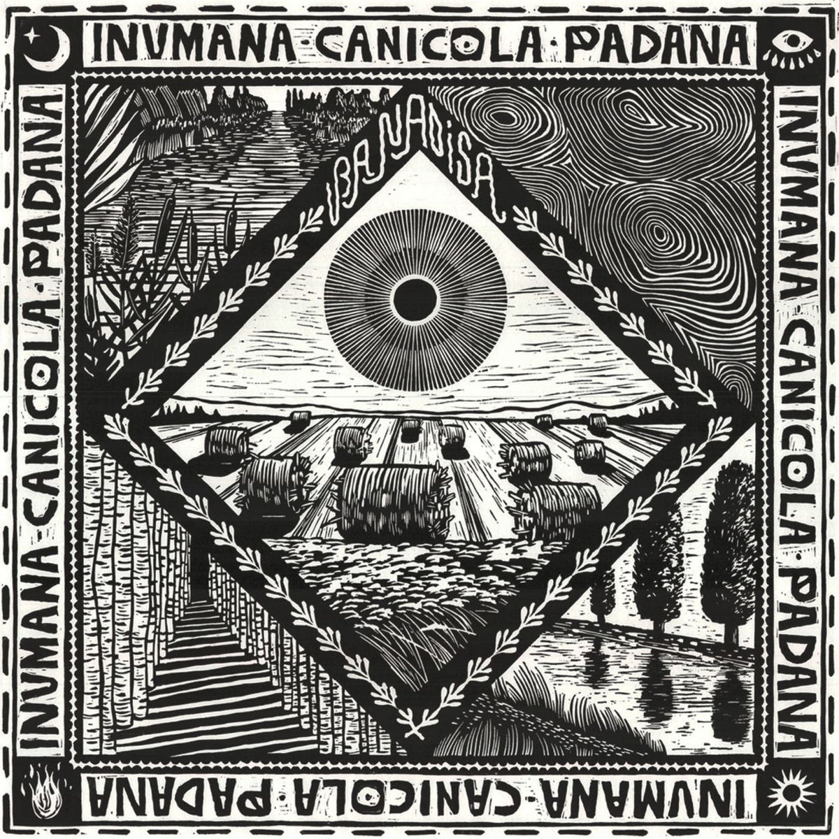 Banadisa – Inumana Canicola Padana vinyl record cover
