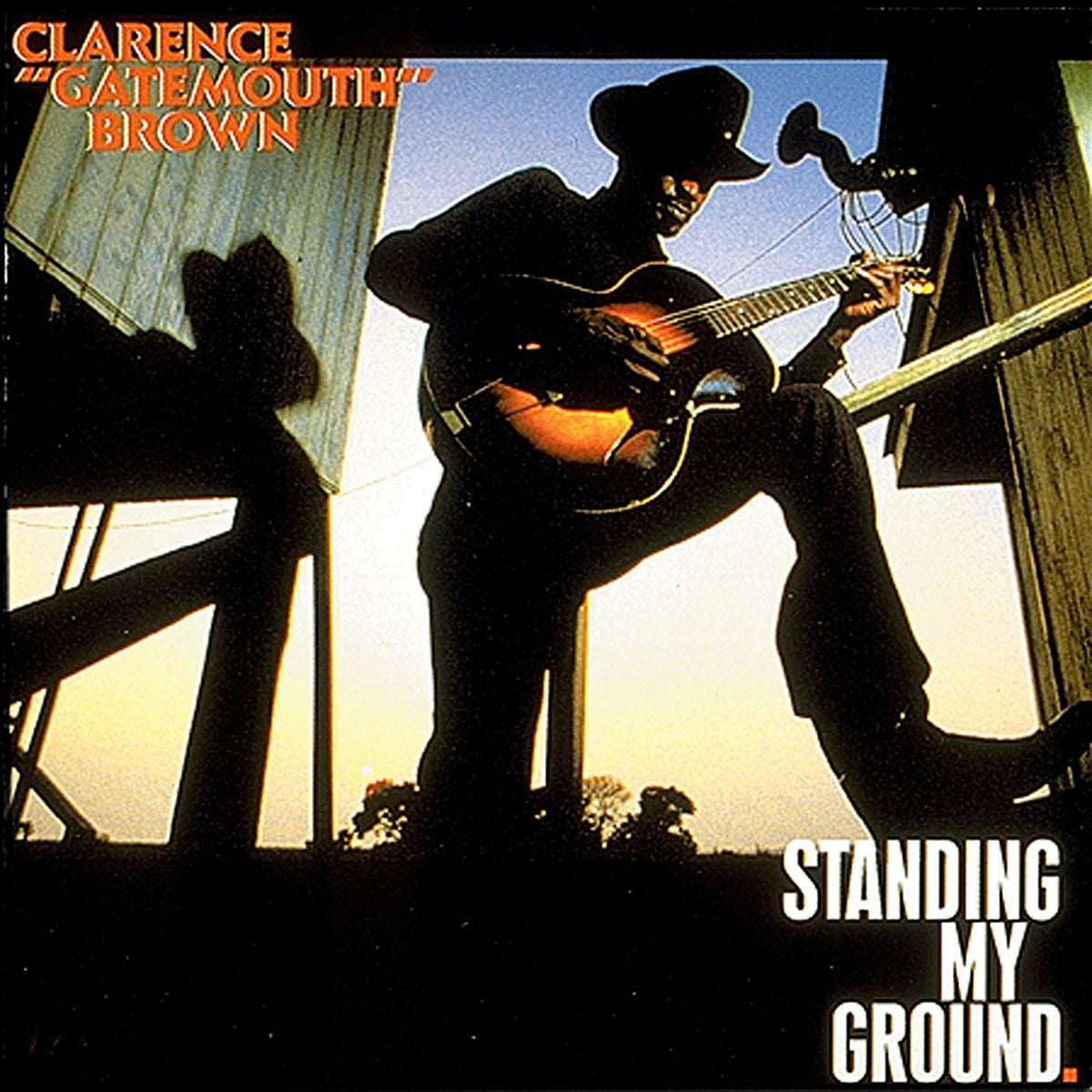 Clarence Gatemouth Brown – Standing My Ground vinyl record cover