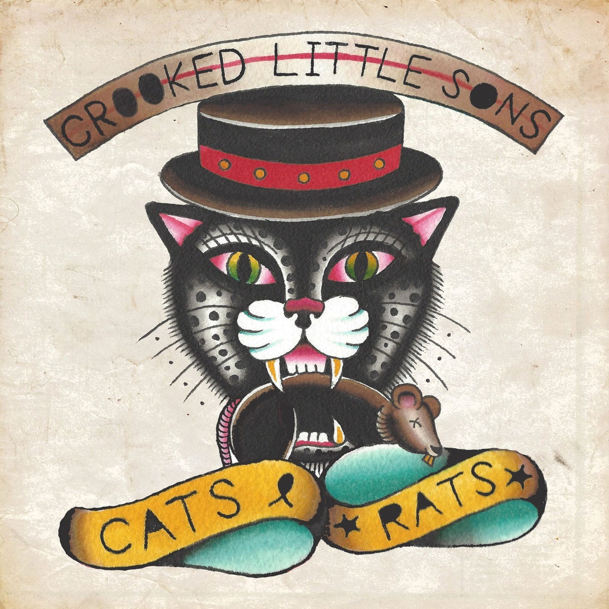 Crooked Little Sons – Cats & Rats E.P vinyl cover