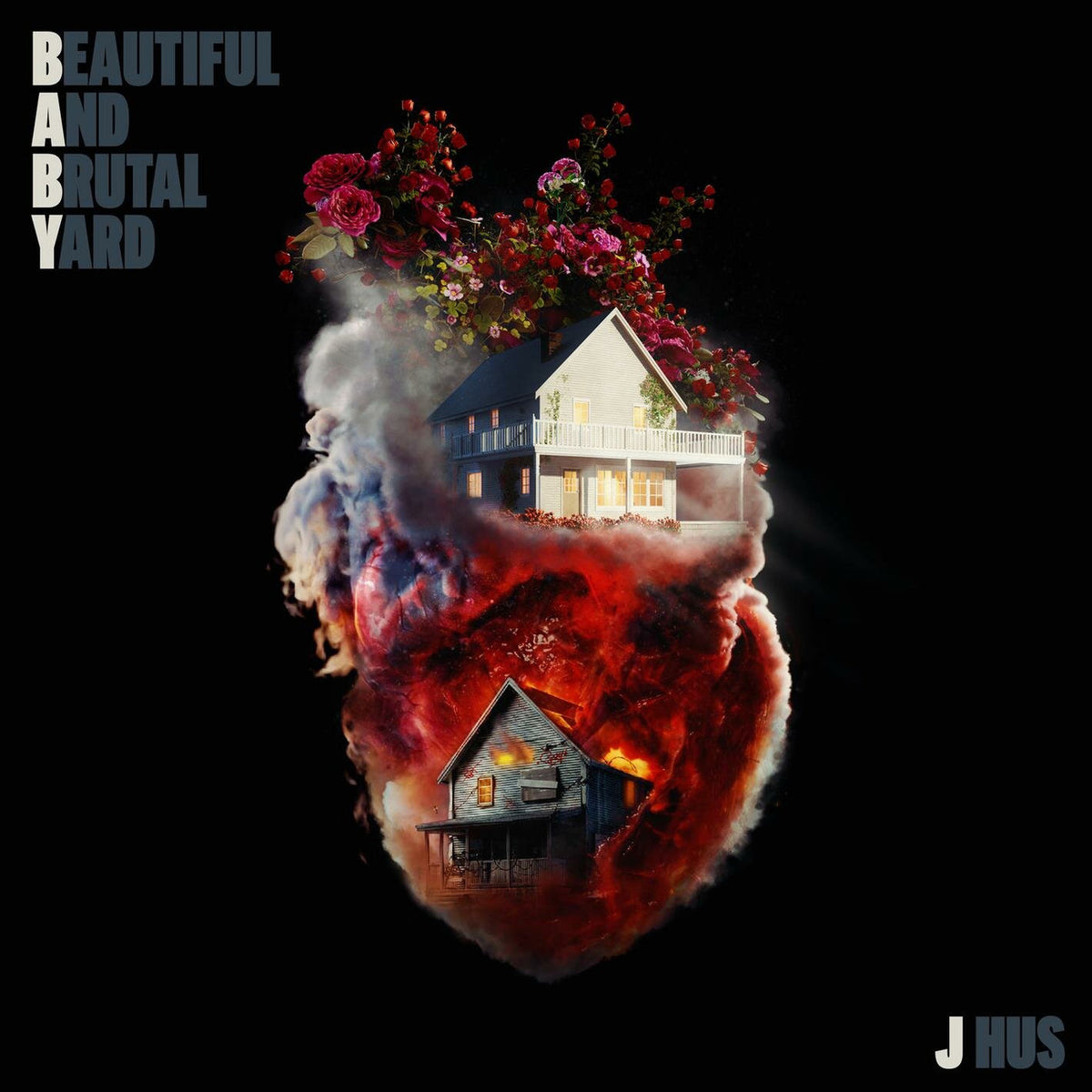 J Hus – Beautiful and Brutal Yard vinyl record cover