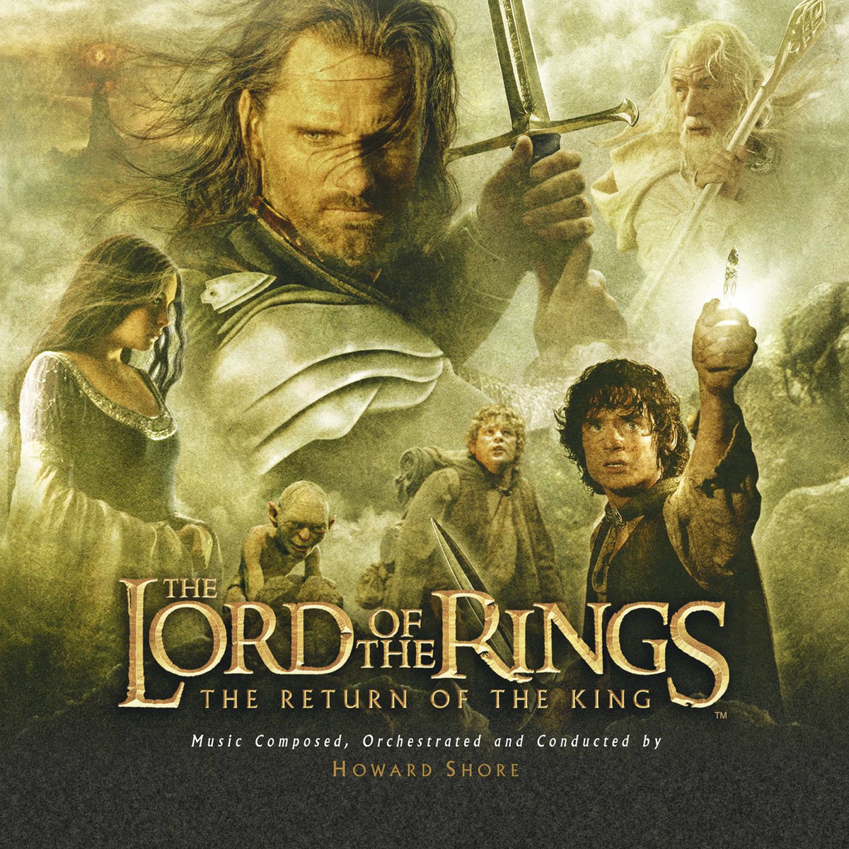 Shore, Howard – Lord Of The Rings: The Two Towers - Original Soundtrack (PALANTIR CLEAR VINYL) (INDIES) vinyl record cover