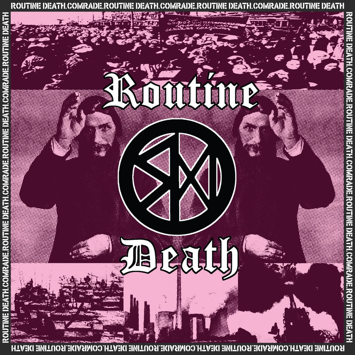 Routine Death – Comrade vinyl record cover