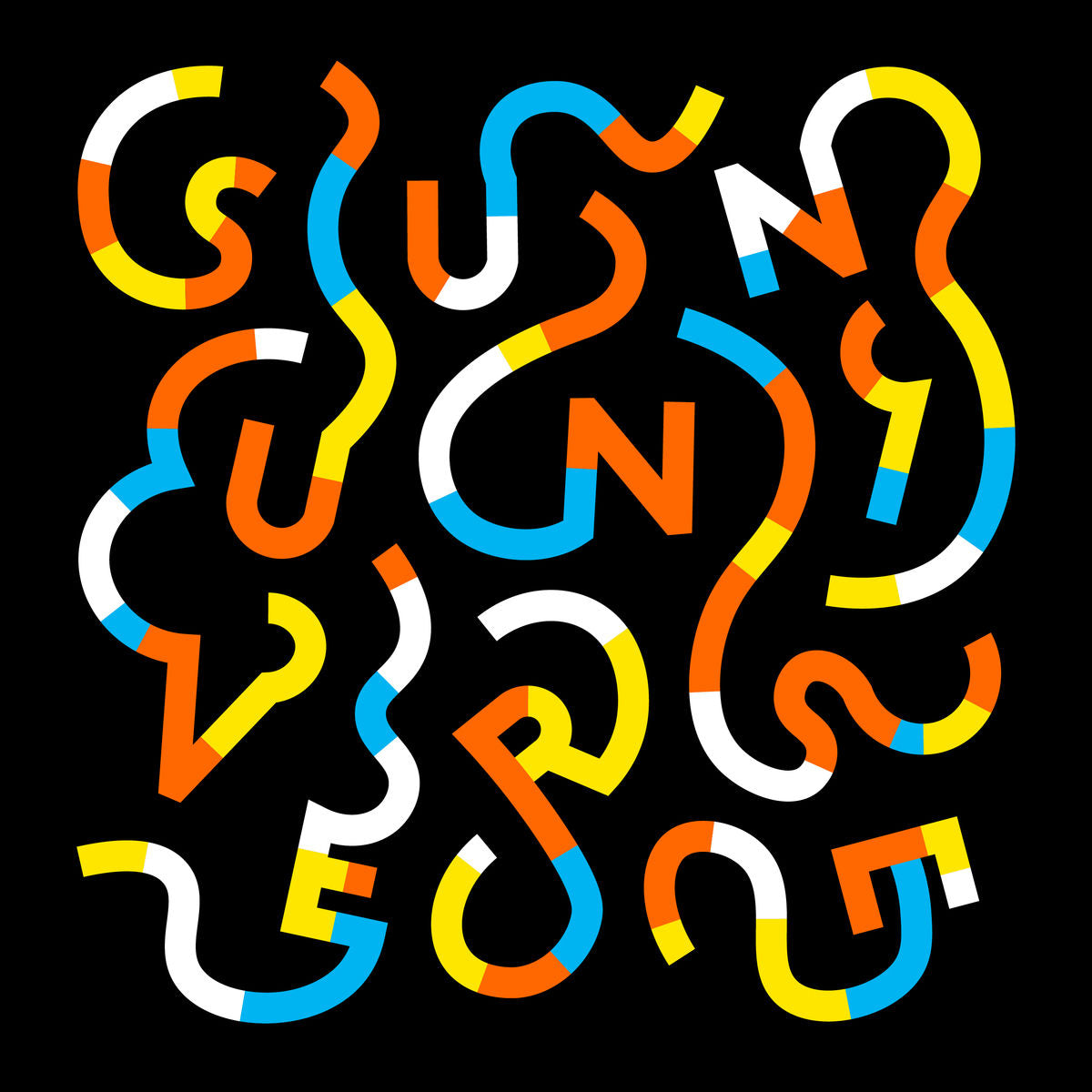 Neil Landstrumm – Sun Universe vinyl cover
