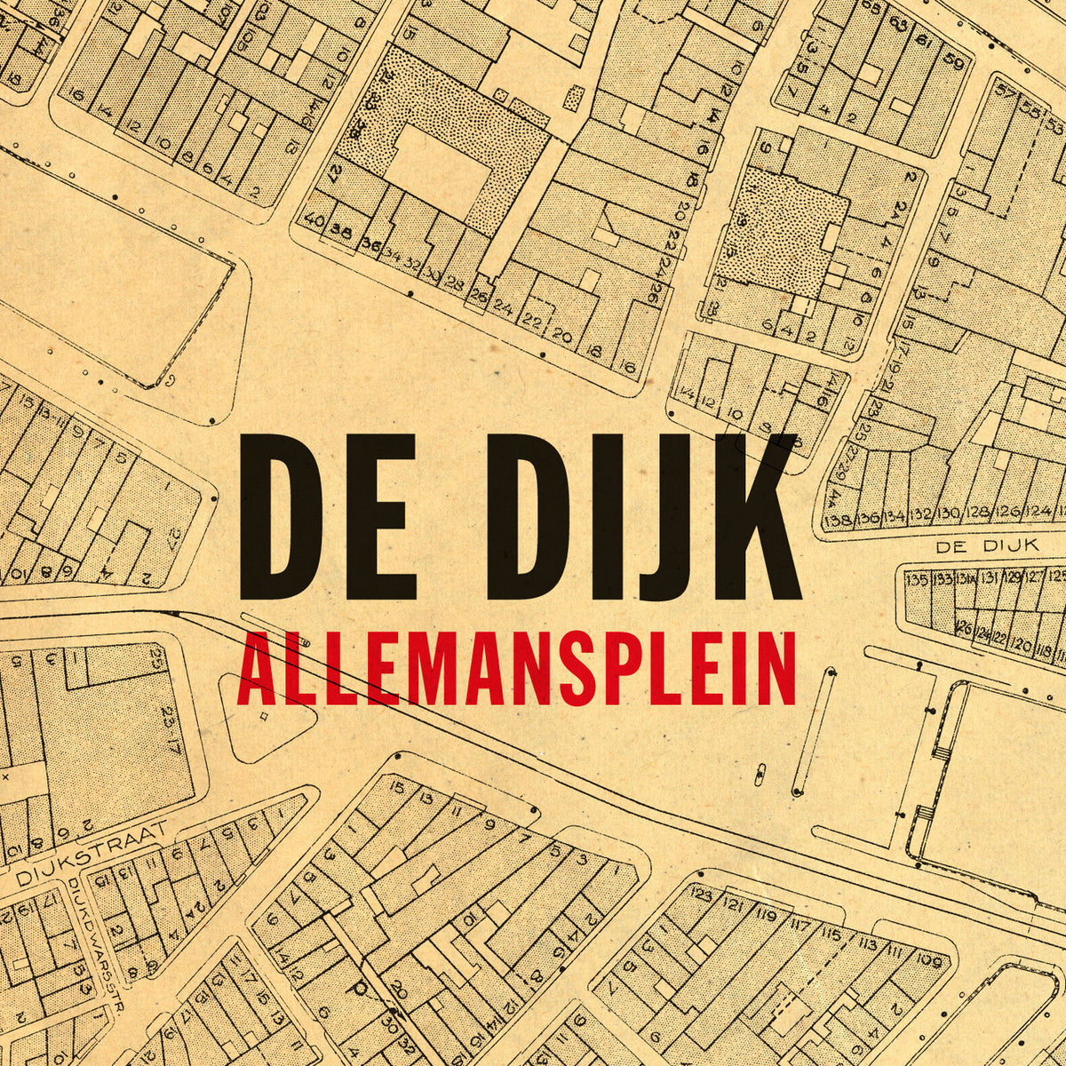 De Dijk – Allemansplein vinyl record cover