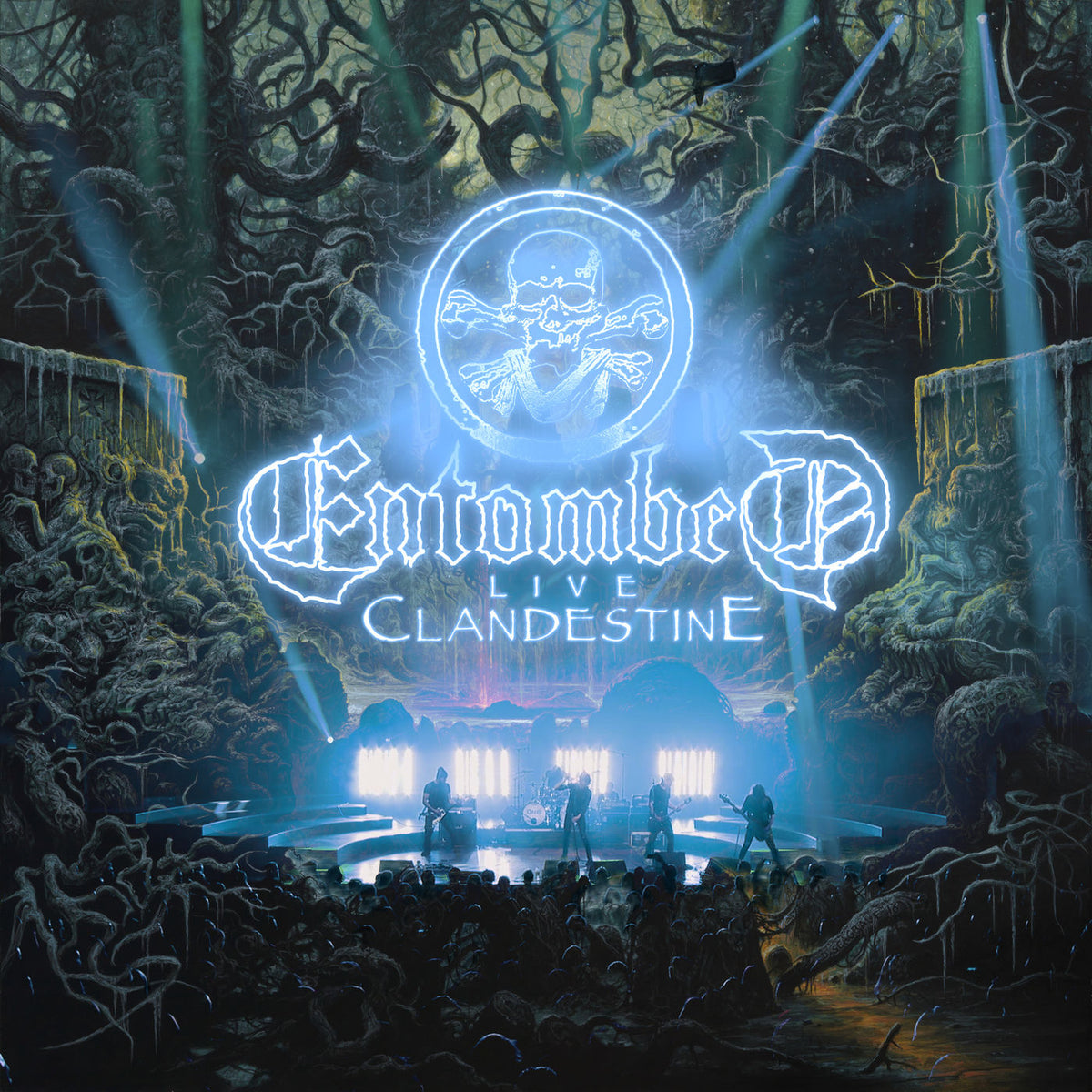 Entombed – Clandestine Live vinyl record cover