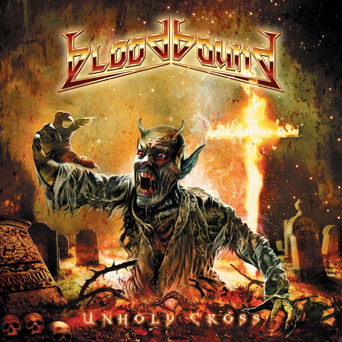 Bloodbound – Unholy Cross vinyl record cover