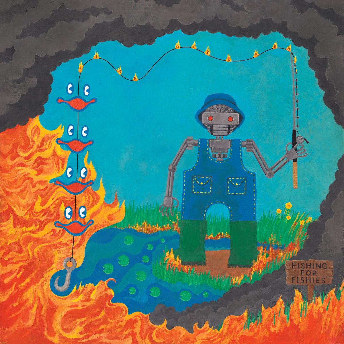 King Gizzard And The Lizard Wizard – Fishing For Fishies vinyl record cover