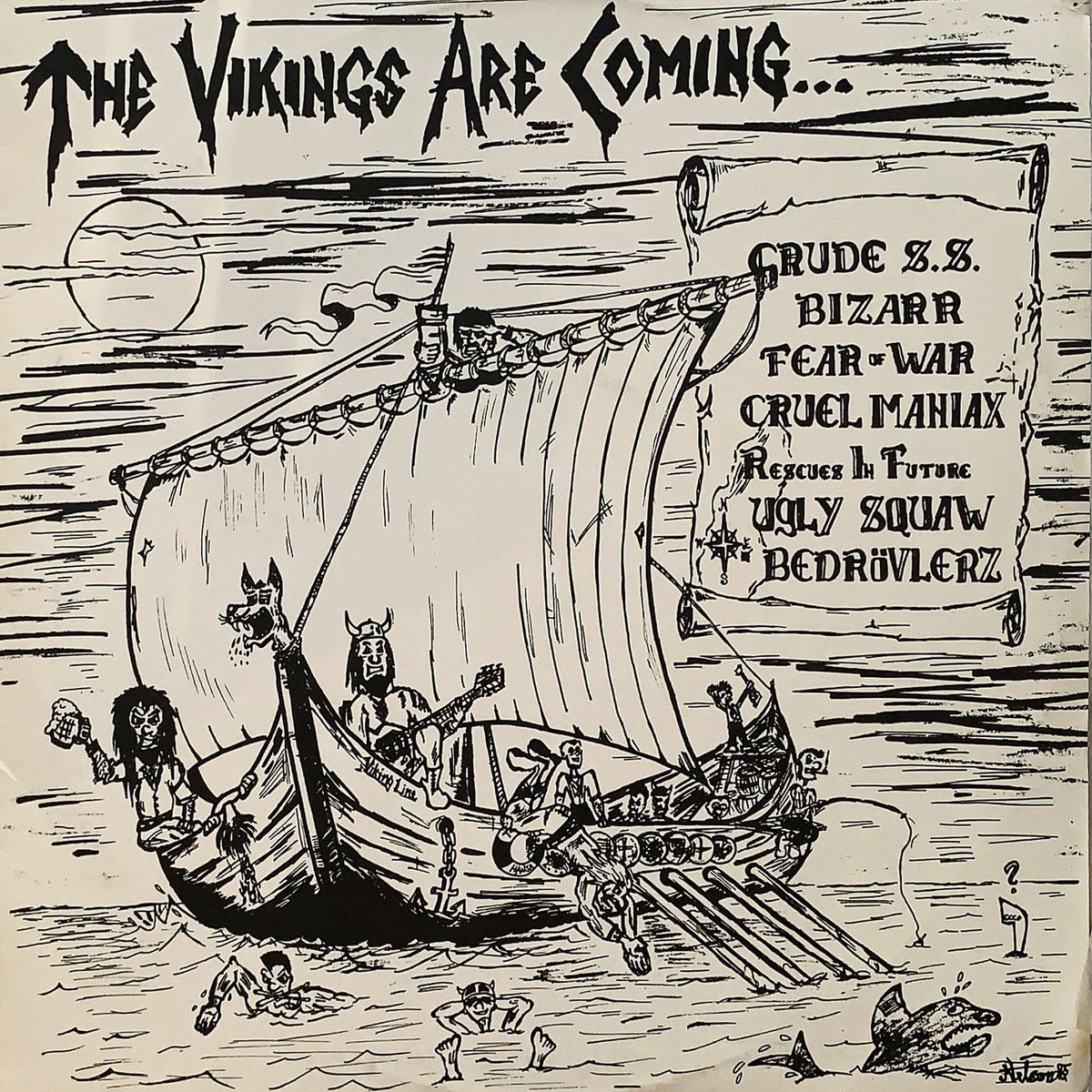 Various Artists – Vikings Are Coming vinyl record cover
