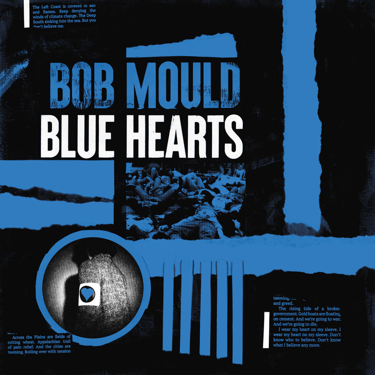 Bob Mould – Blue Hearts vinyl cover