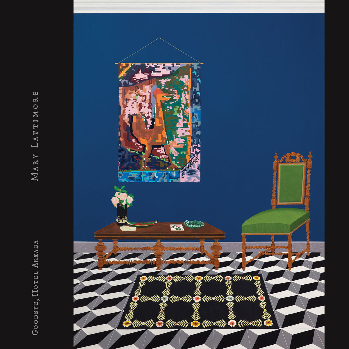 Mary Lattimore – Goodbye, Hotel Arkada vinyl record cover