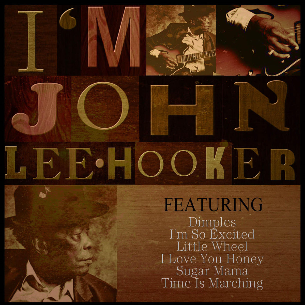 John Lee Hooker – I'm John Lee Hooker vinyl record cover