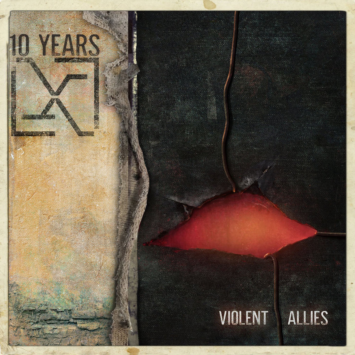 10 Years – Violent Allies vinyl record cover